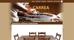 Desktop Screenshot of carreamaderas.com.ar